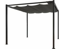 Pérgula CONCEPT U (Cinzento - Poliéster - 300x300x224 cm)