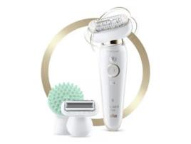 Braun Silk-Épil 9 81688638 Depiladora 40 Pinças Branco Dourado