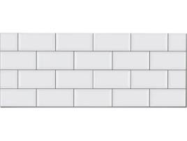 Painel Decorativo HOME & LIVING Telha Tijolo Branco (60 x 300 cm)