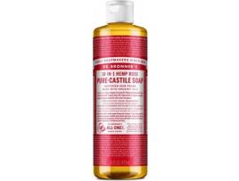 Champô Líquido DR. BRONNER'S Liquido Biologico Rosa  (475 ml)