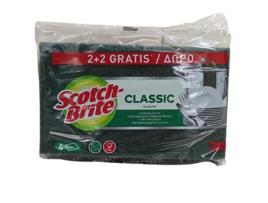 Esfregão Scotch-Brite Fibra Verde 4 Un