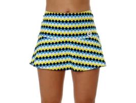 Saia para Mulher A40GRADOS SPORT & STYLE Geometric Canary Multicor para Ténis ou Padel (XL)