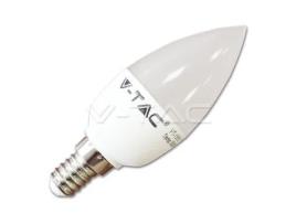 Lâmpada Led 6W E14 Dimável Chama Opaca – Branco Quente