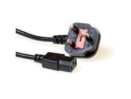 Act Ak5060 Cabo de Energia Preto 2.5 M Ficha de Alimentação Tipo gAcoplador C13