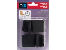 Taco Quadrado INOFIX Preto kit4