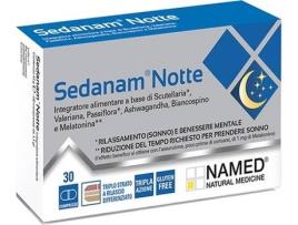 Suplemento Alimentar NAMED Sedanam Noite (30 comprimidos)