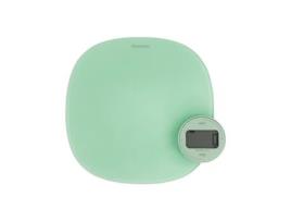 Brabantia Tasty+ Verde Balcão Redondo Balança de Cozinha Eletrónica