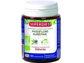 Suplemento Alimentar SUPERDIET Espinheiro-Branco / Passiflora (80 comprimidos)