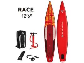 Prancha de Stand Up Paddle AQUA MARINA Race Vermelho (381x69x15 cm)