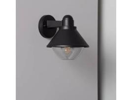 Candeeiro de Parede LEDKIA (Preto - Alumínio - 20.5x23.5x19.5 cm)