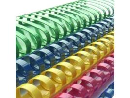 Argolas Pvc Encadernar 45mm 440 Folhas Caixa 50un Preto Ovais