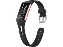 Bracelete DIBILI BKB012 (Fitbit Charge 4 - Preto)