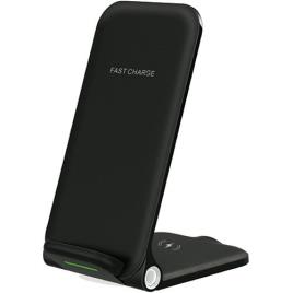 Carregador Wireless QI 4-OK 3 em 1 - Preto