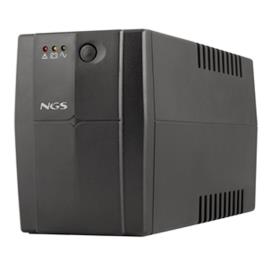 NGS Fortress 1200 V3 SAI 800VA UPS 480W - Tecnologia Off Line - Funcion AVR - 2x Schukos - Proteccion Sobrecargas y Cortocircuit