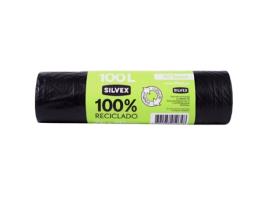 Sacos Lixo 100% Reciclado Preto 76X90 cm 100 L