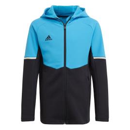 Adidas Moletom Zip Completo Designed For Gameday 7-8 Years Black