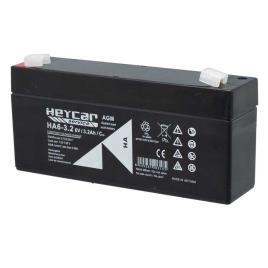 Gp Batteries Bateria Carro 6v 3.2a Heycar Serie Ha One Size Black