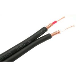 Euroconnex Cabo Paralelo 4536 2x0.25 Mm 100 M One Size Black