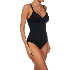 Selene Macacão Underwire Clássico Não Acolchoado Cristina 100C Black