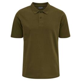 Hummel Polo Manga Corta Red Stretch S Dark Olive