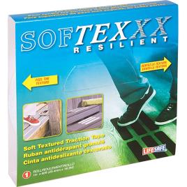 Incom Fita Textured Resilient Traction 10.16 cm x 18 m White