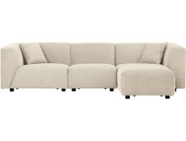 Sofá Chaise Longue CONCEPT U Monroe (Bege - Madeira - 267x87x70 cm)