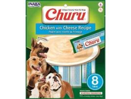 Snack para Cães INABA Churu (160 g - Húmida - Sabor: Galinha e Queijo)