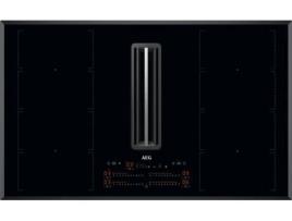 Placa de Indução com Exaustor AEG Combohob CCE84779FB (Elétrica - 83 cm - Preto)