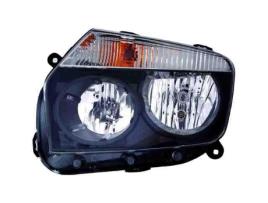 Farol Direito Dacia Duster 10>13 Mascara Preta