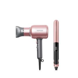 Kipozi Conjunto Secador Cabelo + Alisador de Cabelo