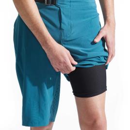 Pearl Izumi Shorts Com Camurça Summit 30 Ocean Blue