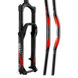 Rockshox Decal Kit Troy Lee Designs 35 mm Silver / Orange