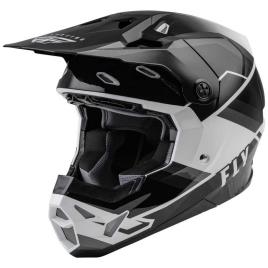Fly Capacete Motocross Formula Cp Rush L Grey / Black / White