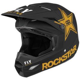 Fly Capacete Motocross Ece Kinetic Rockstar 2XL Black / Gold