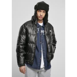 Southpole Jaqueta Southpole Imitation Leather Bubble 2XL noir