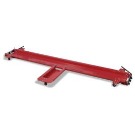 vidaXL Suporte motocicleta em vermelho