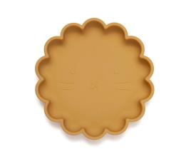 Prato com ventosa Lion Ocre