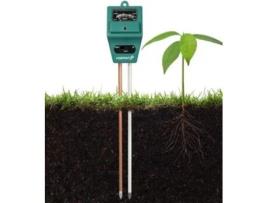 Medidor Solo Ph Iluminação e Humidade Analizador Terra