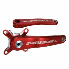 Bombshell Pedais PrÓ Bombshell Ratchet 180 mm Red