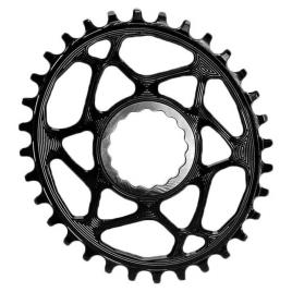 Absolute Black Anel De Corrente Oval Race Face Direct Mount 6 Mm Offset 36t Black