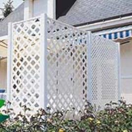 Painel decorativo RIPADO PVC 100X200CM BRANCO