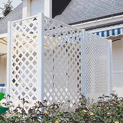 Painel decorativo RIPADO PVC 100X200CM BRANCO