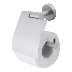 Porta-rolos com tampa BOSTON ESCOVADO