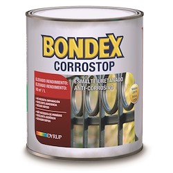Esmalte antioxidante BONDEX CORROSTOP PRETO 0.75L