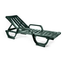 Espreguiçadeira de resina MALIBU VERDE