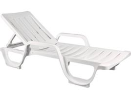 Espreguiçadeira JOLUCE Malibu Resina Branco