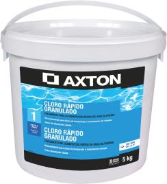 Cloro rápido AXTON GRANULADO 5KG