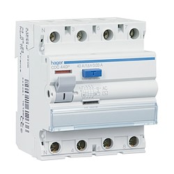 Inter diferencial 4P 30MA AC  40A