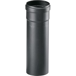 Tubo preto mate 0.5M D150MM 2MM