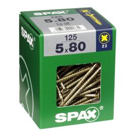 125 Parafusos 5X80MM SPAX